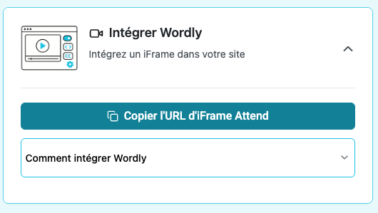 (fr) Embed Wordly box