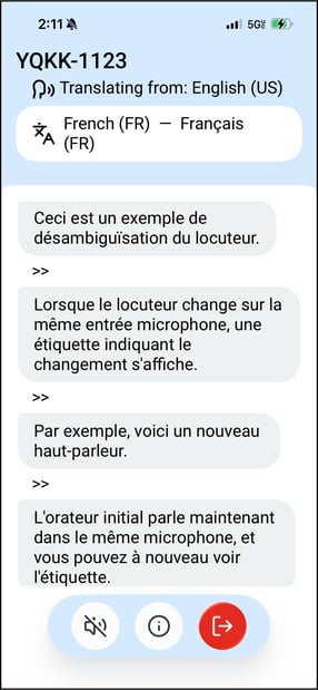 (fr) Speaker disambiguation