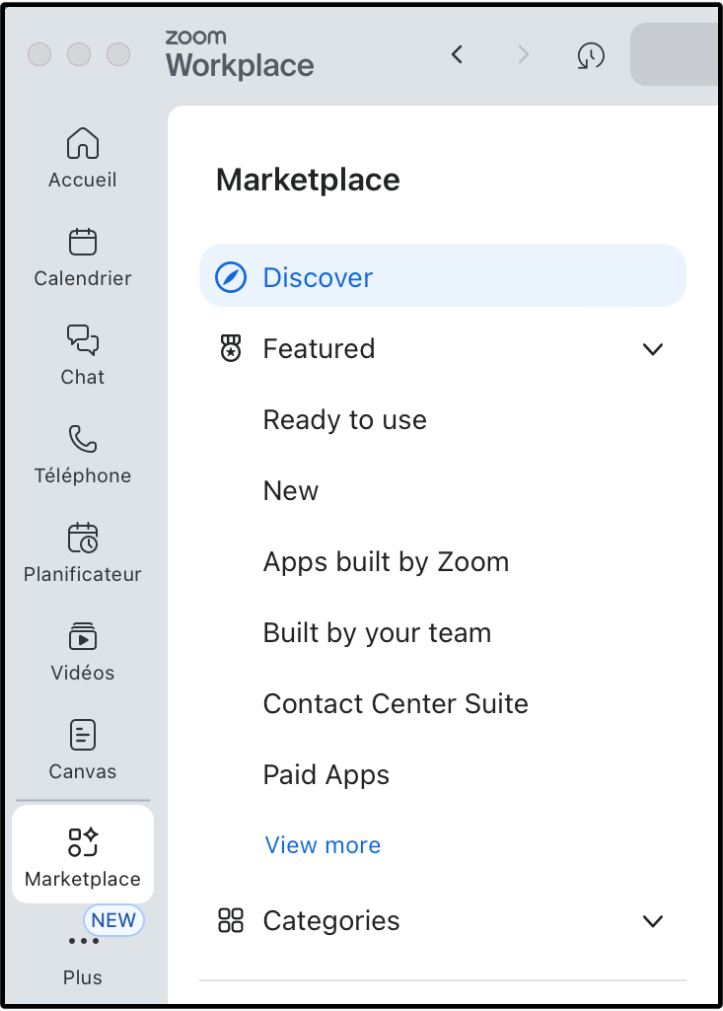 (fr) zoom app marketplace