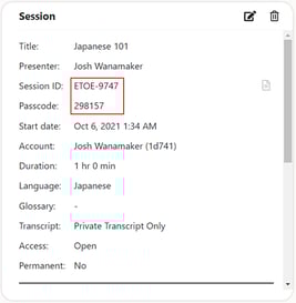 SessionID_Passcode_Save