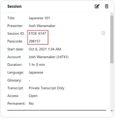 SessionID_Passcode_Save