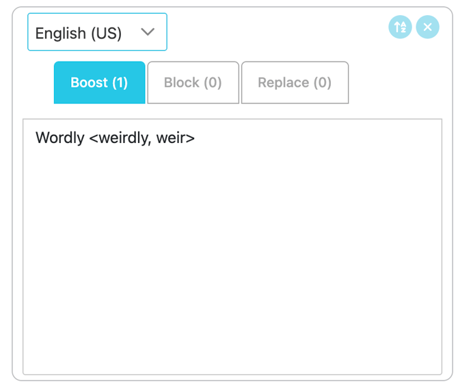 Sounds like glossary entry