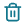 teal garbage icon