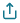 teal share icon