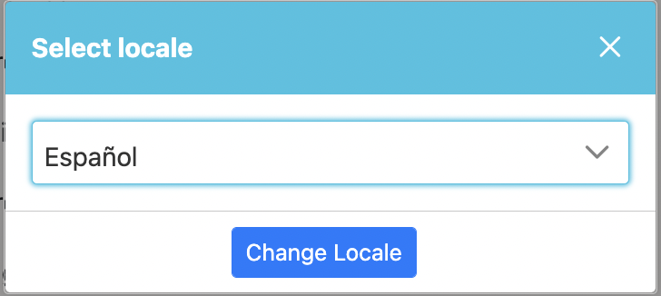 Portal change locale